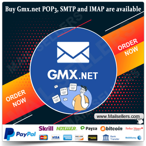 Buy Gmx net POP3 SMTP and IMAP are available