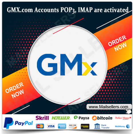 GMX com Accounts POP3 IMAP are activated