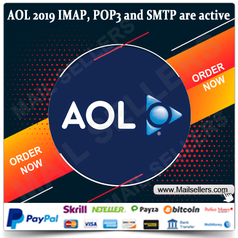 Buy AOL 2019 IMAP POP3 and SMTP are active