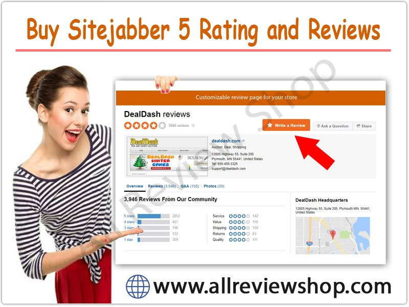Buy Sitejabber 5 Rating and Reviews